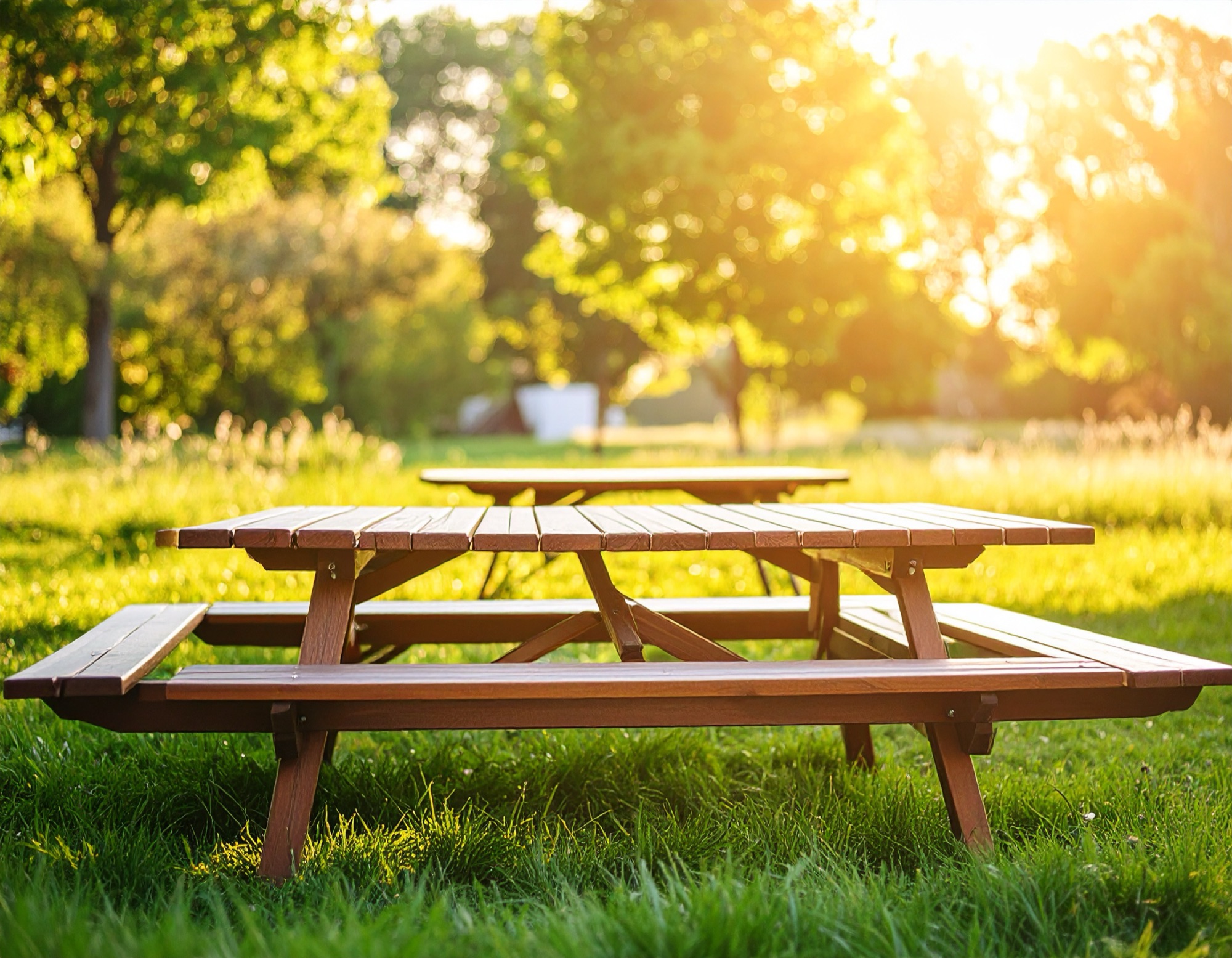 Outdoor picnic area